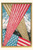 Vintage Journal Flag With Fireworks