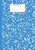Marble Notebook A4 : Blue Marble College Ruled Journal