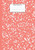 Marble Notebook A4 : Coral Pink Marble College Ruled Journal