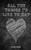 All the Things I'd Like to Say