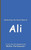 Celebrating the Family Name of Ali