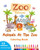 Animals At The Zoo Coloring Book