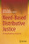 Need-Based Distributive Justice: An Interdisciplinary Perspective