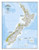National Geographic: New Zealand Classic Wall Map (23.5 X 30.25 Inches) (National Geographic Reference Map)