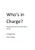 Who's in Charge? Responsibility for the Public Library Service