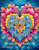 Hearts of Flowers Coloring Book