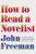 How to Read a Novelist