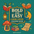 Bold & Easy A Book Lovers Coloring Book: Relaxing Stress Relief Coloring