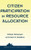 Citizen Participation In Resource Allocation