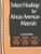 Subject Headings for African American Materials