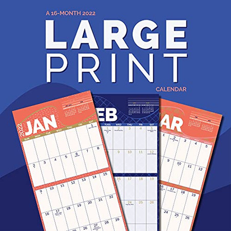 2022 Large Print Wall Calendar - Trends International Calendars 