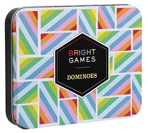 Chronicle Books Bright Games Dominoes: (Dominoes Set, Dominoes Game, Family Game Night Games)