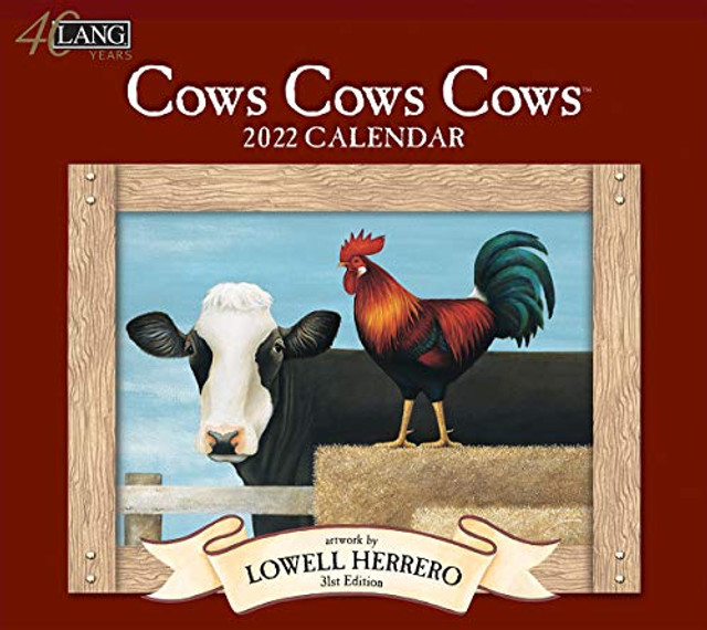 Lang Cows Cows Cows 2022 Wall Calendar (22991001909) The Lang