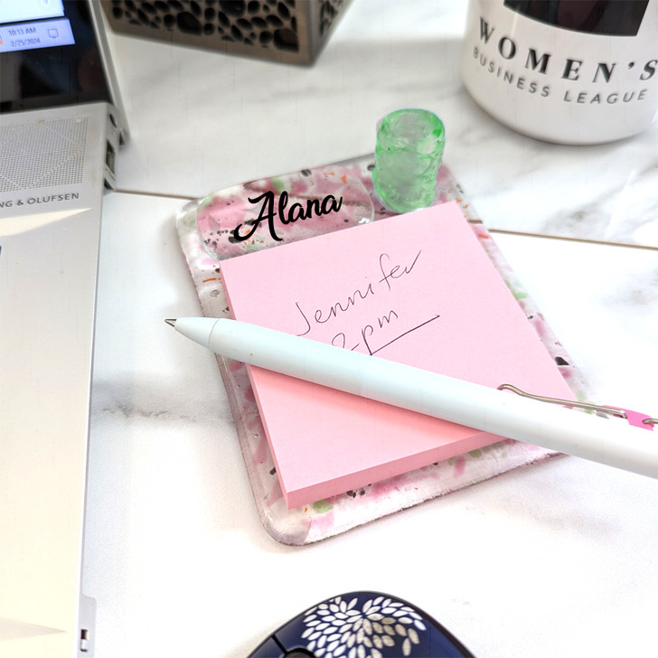 Personalized Sticky Note Holder