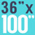 Up To 36" x 100" Print & Fold