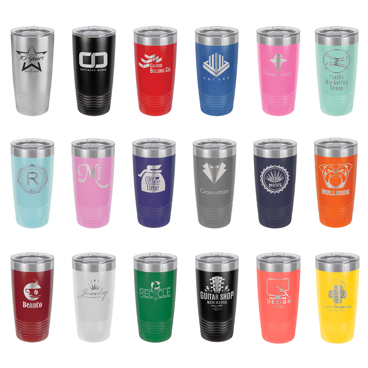 Logo Brands Los Angeles Chargers Color Block 30 oz. Tumbler