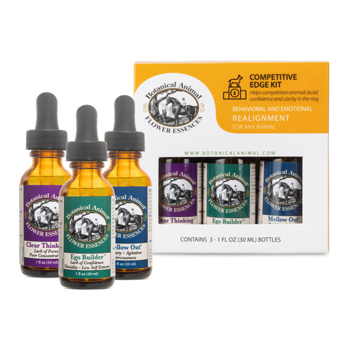 Competitive Edge Kit - Combination of 3 formulas for animals to build confidence at shows and competitions Competitive Edge Kit - Combination of 3 formulas for animals to build confidence at shows and competitions
