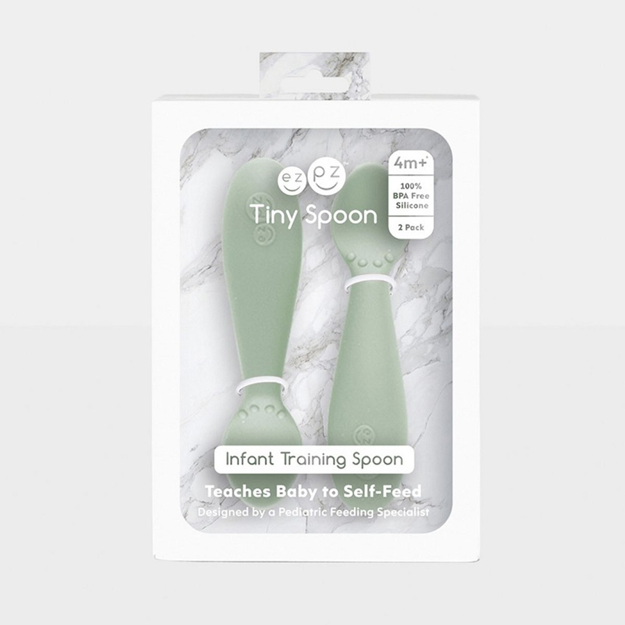 ezpz - Tiny Spoon (2-Pack) Sage