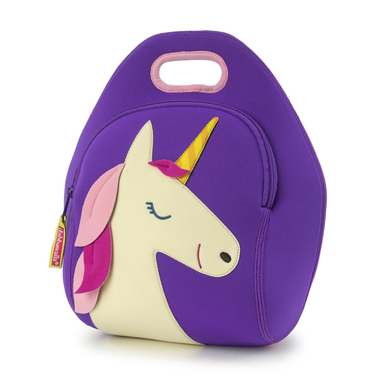 Cat & Jack Lunch Box and Bag Set with Utensils Unicorn Pink/Purple