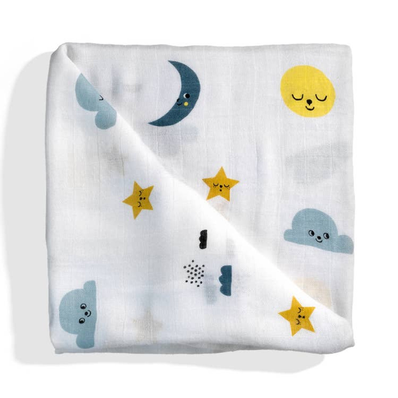 moon and stars swaddle