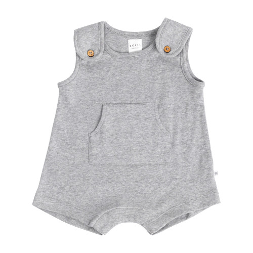  Everyday Tank Romper | Gray | Zestt Organics