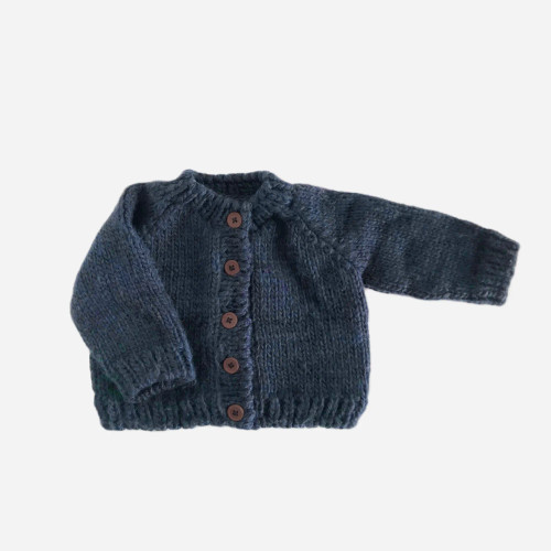 Classic Cardigan | Navy | The Blueberry Hill