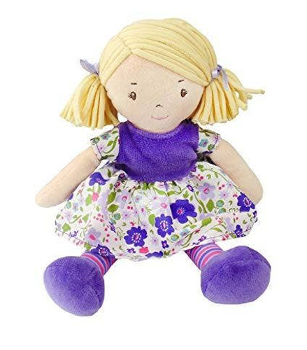 Lil'l Peggy - Blond Hair With Lilac & Pink Dress | Tikiri Toys