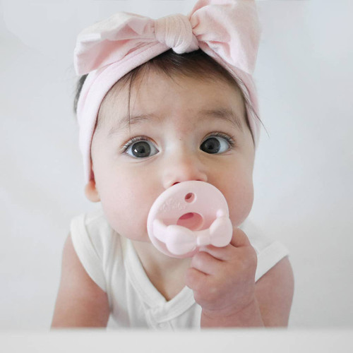 Sweetie Soother Orthodontic Silicone Pink Pacifier | Itzy Ritzy