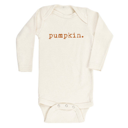  Long Sleeve Organic Bodysuit | Pumpkin | Tenth and Pine