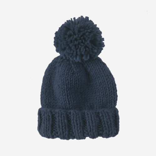 Classic Pom Hat | Navy | The Blueberry Hill