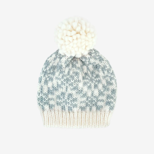 Snowfall Hat | Bowie Grey | The Blueberry Hill