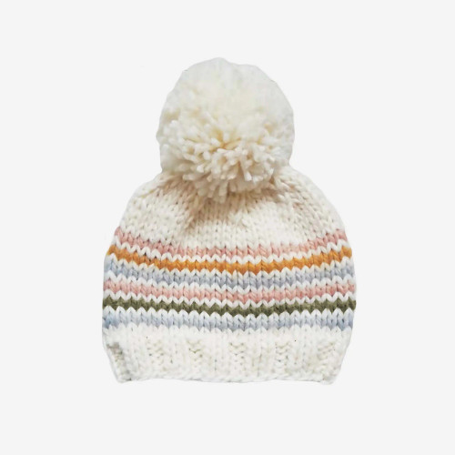 Rainbow Stripe Hat | Pastel | The Blueberry Hill