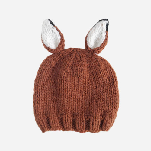 Rusty Fox Knit Hat | Cinnamon | The Blueberry Hill