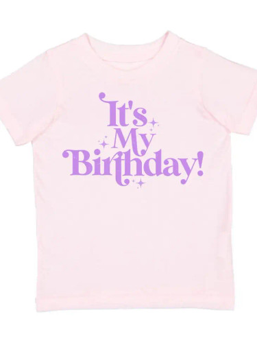  It's My Birthday Short Sleeve Shirt | Ballet | Sweet Wink