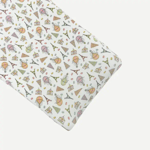 One Day in Paris Changing Pad Cover | Norani