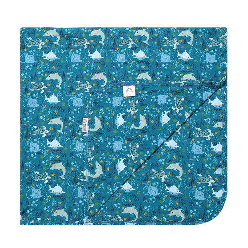  Ocean Friends Luxury Bamboo Blanket | Emerson and Friends