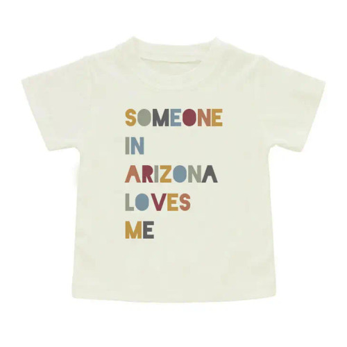 Someone in Arizona Cotton Toddler Short Sleeve Shirt | Emerson and Friends