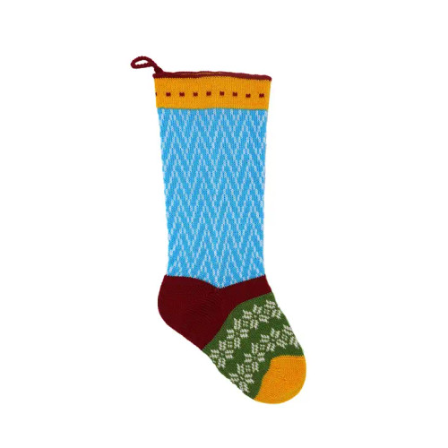 Colorful Stocking | Blue | Melange Collection