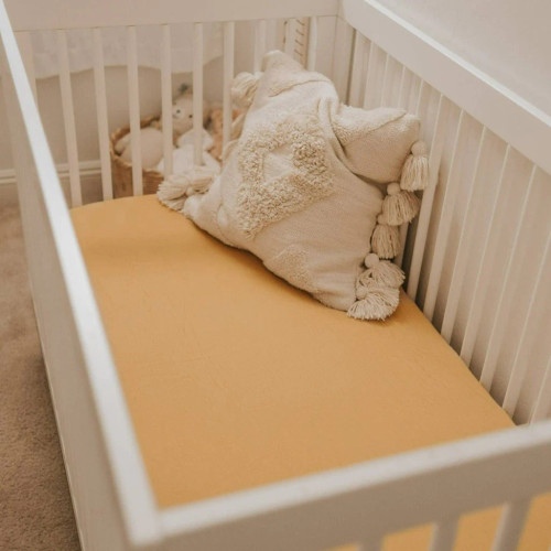 Honey Gauze Solid Crib Sheet | Brixton Phoenix