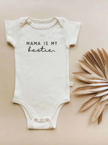 Mama is My Bestie | Organic Cotton Bodysuit | Tenth & Pine