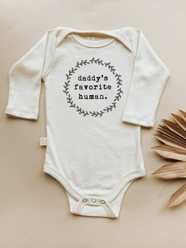 Daddy's Favorite Human | Organic Cotton Bodysuit | Tenth & Pine