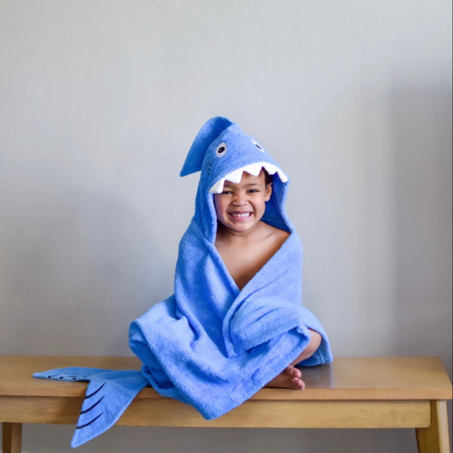 Shark Hooded Towel | Yikes Twins