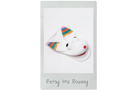  Bunny Organic Knit Hand Puppet | Cuddoll