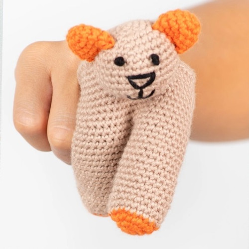 Bear Finger Puppet |  Set of 2 | Cuddoll