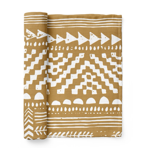 Tapestry Honey Gold Swaddle | Mini Wander