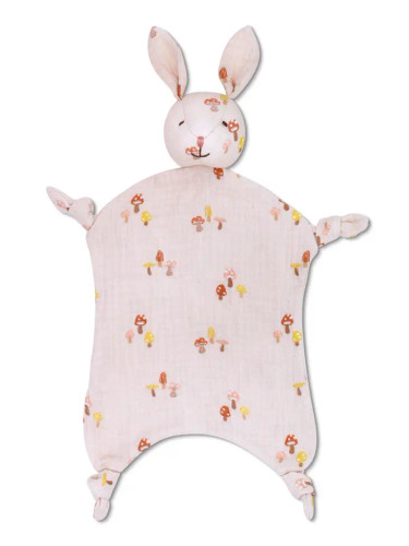 Muslin Bunny Lovey | Mini Mushroom | Apple Park