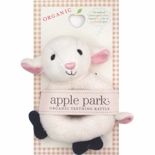 Soft Teething Rattle | Lamb | Apple Park