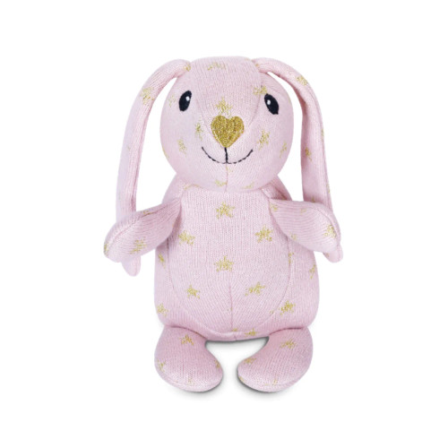 Knit Patterned Bunny Plush | Sparkle | Apple Park