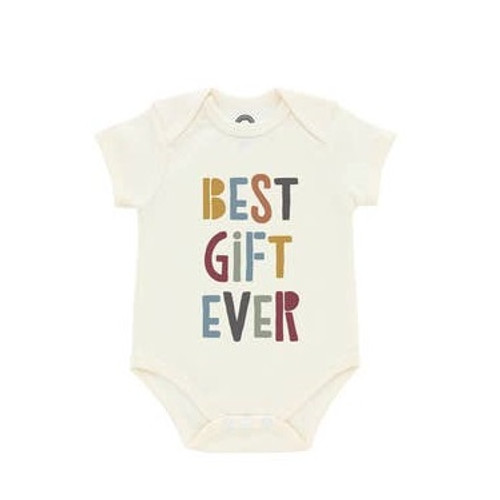 New Baby Gift "Best Gift Ever" Cotton Baby Onesie | Emerson and Friends