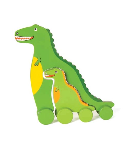 Big & Little T-Rex Push Toy | Jack Rabbit Creations